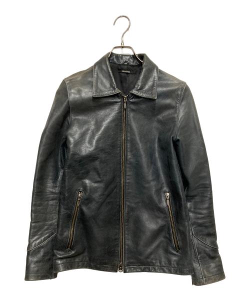 SCHAFFEN（シャッフェン）SCHAFFEN (シャッフェン) レザージャケット ブラック サイズ:1の古着・服飾アイテム