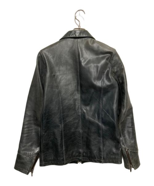 SCHAFFEN（シャッフェン）SCHAFFEN (シャッフェン) レザージャケット ブラック サイズ:1の古着・服飾アイテム