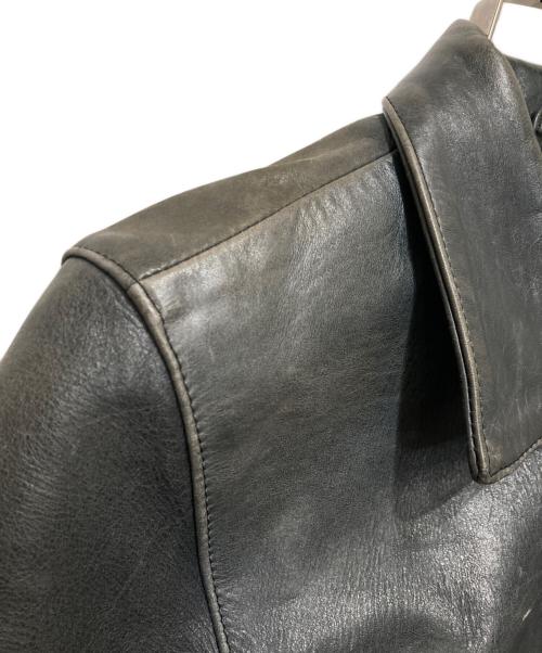 SCHAFFEN（シャッフェン）SCHAFFEN (シャッフェン) レザージャケット ブラック サイズ:1の古着・服飾アイテム