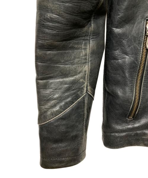 SCHAFFEN（シャッフェン）SCHAFFEN (シャッフェン) レザージャケット ブラック サイズ:1の古着・服飾アイテム