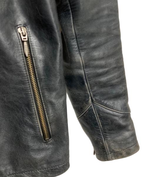 SCHAFFEN（シャッフェン）SCHAFFEN (シャッフェン) レザージャケット ブラック サイズ:1の古着・服飾アイテム
