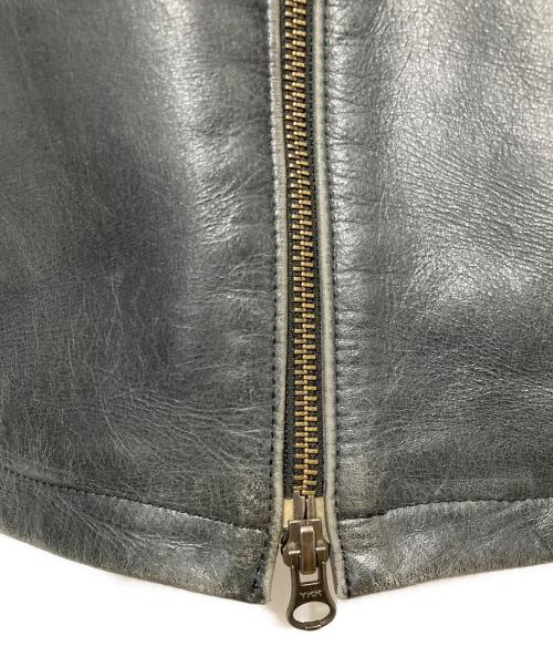 SCHAFFEN（シャッフェン）SCHAFFEN (シャッフェン) レザージャケット ブラック サイズ:1の古着・服飾アイテム