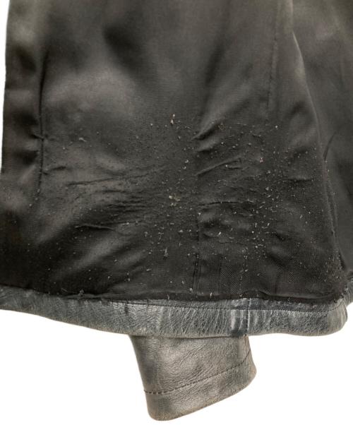 SCHAFFEN（シャッフェン）SCHAFFEN (シャッフェン) レザージャケット ブラック サイズ:1の古着・服飾アイテム