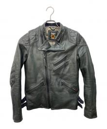 Schott（ショット）の古着「キルティングパッドライダースジャケット」｜ブラック