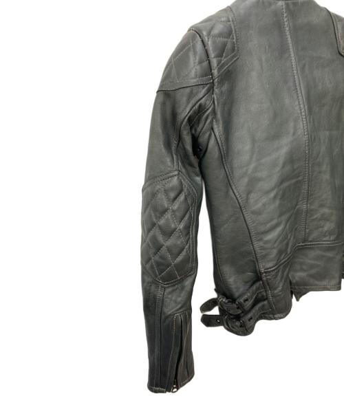 Schott（ショット）Schott (ショット) キルティングパッドライダースジャケット ブラック サイズ:XSの古着・服飾アイテム