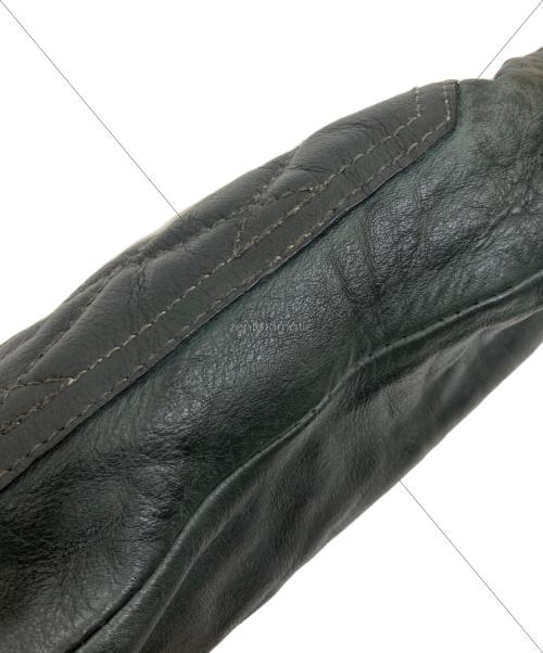 Schott（ショット）Schott (ショット) キルティングパッドライダースジャケット ブラック サイズ:XSの古着・服飾アイテム