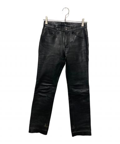 中古・古着通販】LEVI'S (リーバイス) 00's レザーパンツ ブラック