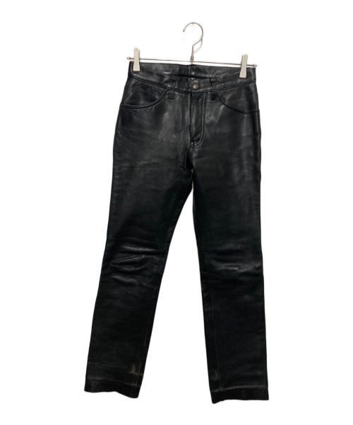 LEVI'S（リーバイス）LEVI'S (リーバイス) 00’s レザーパンツ ブラック サイズ:W28の古着・服飾アイテム