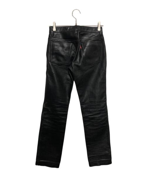 LEVI'S（リーバイス）LEVI'S (リーバイス) 00’s レザーパンツ ブラック サイズ:W28の古着・服飾アイテム