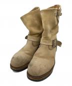 RED WINGレッドウィング）の古着「エンジニアブーツ」｜ベージュ