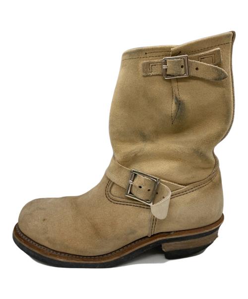 RED WING（レッドウィング）RED WING (レッドウィング) エンジニアブーツ ベージュ サイズ:8の古着・服飾アイテム