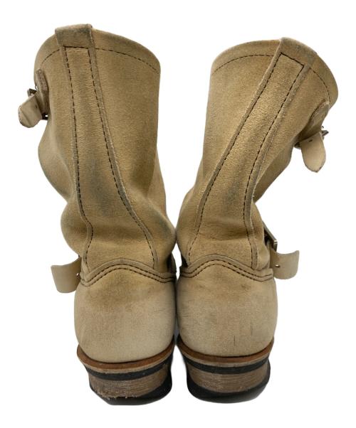 RED WING（レッドウィング）RED WING (レッドウィング) エンジニアブーツ ベージュ サイズ:8の古着・服飾アイテム