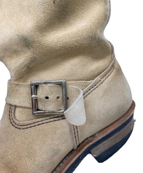 RED WING（レッドウィング）RED WING (レッドウィング) エンジニアブーツ ベージュ サイズ:8の古着・服飾アイテム