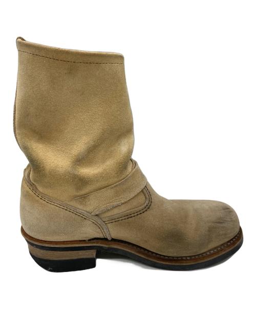 RED WING（レッドウィング）RED WING (レッドウィング) エンジニアブーツ ベージュ サイズ:8の古着・服飾アイテム