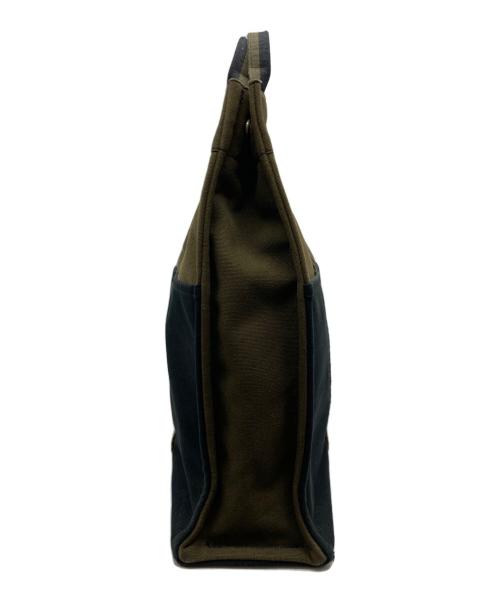 HERMES（エルメス）HERMES (エルメス) バッグ カーキ×ネイビー サイズ:表記なしの古着・服飾アイテム
