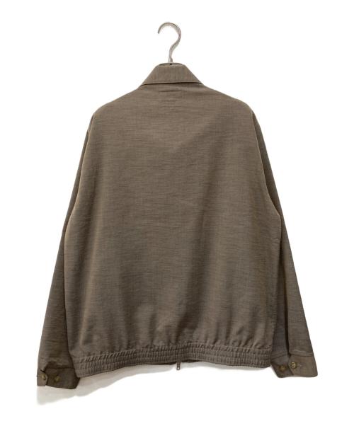 BEAMS PLUS（ビームスプラス）BEAMS PLUS (ビームスプラス) メランジツイル ジップブルゾンカラー ブラウン サイズ:Mの古着・服飾アイテム