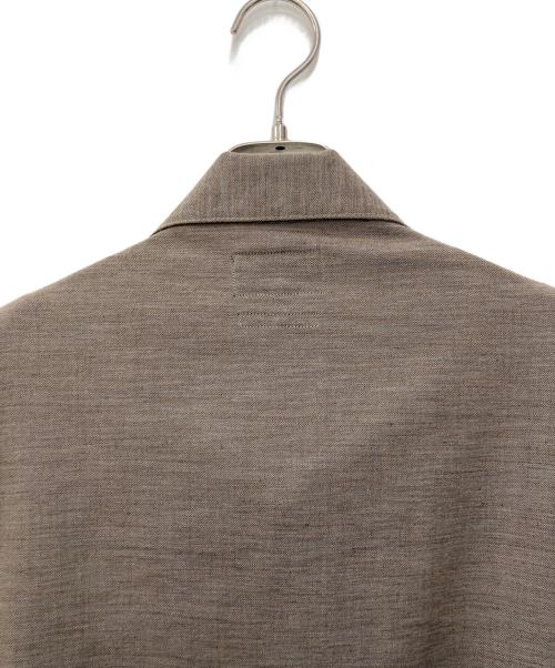 BEAMS PLUS（ビームスプラス）BEAMS PLUS (ビームスプラス) メランジツイル ジップブルゾンカラー ブラウン サイズ:Mの古着・服飾アイテム