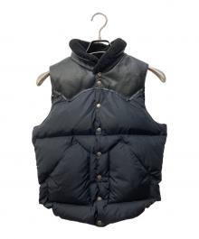 RockyMountainFeatherBed×WACKO MARIA（ロッキーマウンテンフェザーベッド×ワコマリア）の古着「Christy Vest」｜ブラック