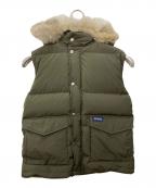 WOOLRICHウールリッチ）の古着「ALEUTIAN VESTダウンベスト」｜オリーブ