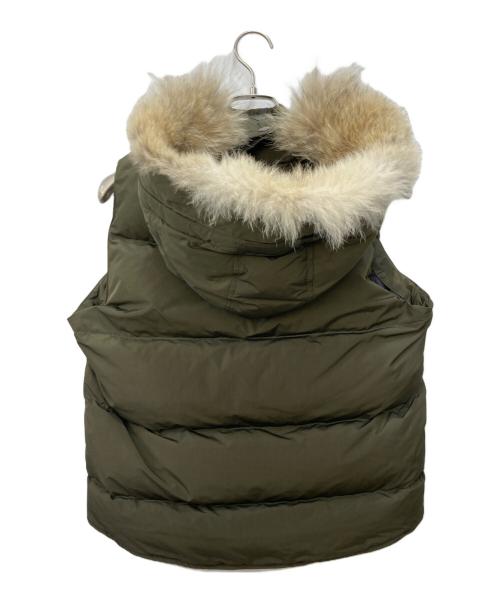 WOOLRICH（ウールリッチ）WOOLRICH (ウールリッチ) ALEUTIAN VESTダウンベスト オリーブ サイズ:XSの古着・服飾アイテム