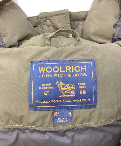 WOOLRICH（ウールリッチ）WOOLRICH (ウールリッチ) ALEUTIAN VESTダウンベスト オリーブ サイズ:XSの古着・服飾アイテム