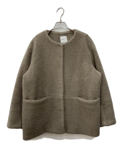 kurashi&trips publishing（クラシアンドトリップス パブリッシング）KURASHI&Trips PUBLISHING (クラシアンドトリップス パブリッシング) 大人のためのウールボアコート ブラウン サイズ:FREEの古着・服飾アイテム