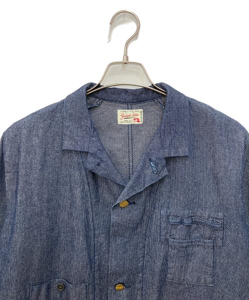 graphzero（グラフゼロ）graphzero (グラフゼロ) 10オンス 斜子織りデニム ソーイングマンコート インディゴ サイズ:Ｌの古着・服飾アイテム