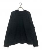 jiedaジエダ）の古着「HOLE RAGLAN CREW ホールラグランクルーネック」｜ブラック