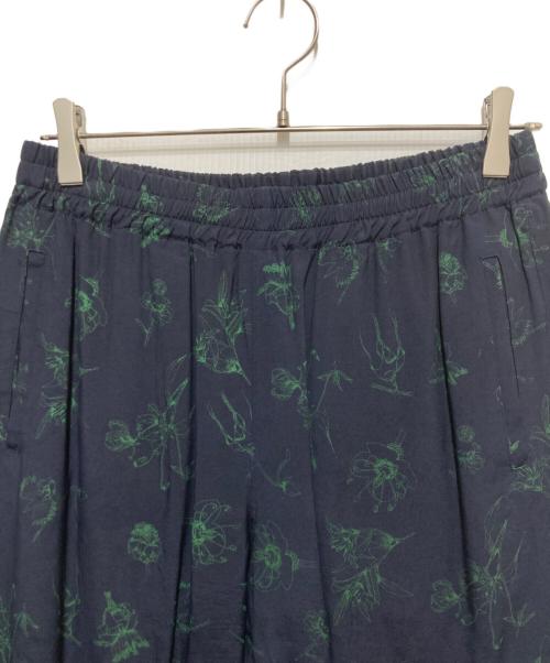URU（ウル）uru (ウル) EASY PANTS ネイビー サイズ:	SIZE 2の古着・服飾アイテム