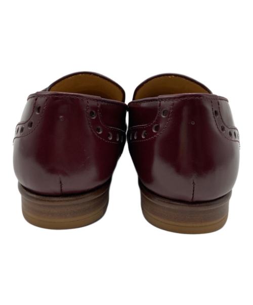 chausser（ショセ）chausser (ショセ) タッセルブローグスリッポン レッド サイズ:23 1/2の古着・服飾アイテム