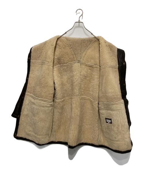 Paul Smith London（ポールスミスロンドン）Paul Smith London (ポールスミスロンドン) ムートンコート ブラウン サイズ:Lの古着・服飾アイテム