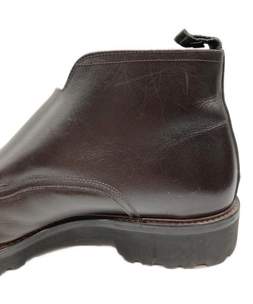 W.H（ダブルエイチ）W.H (ダブルエイチ) モンクストラップシューズ ブラウン サイズ:7の古着・服飾アイテム