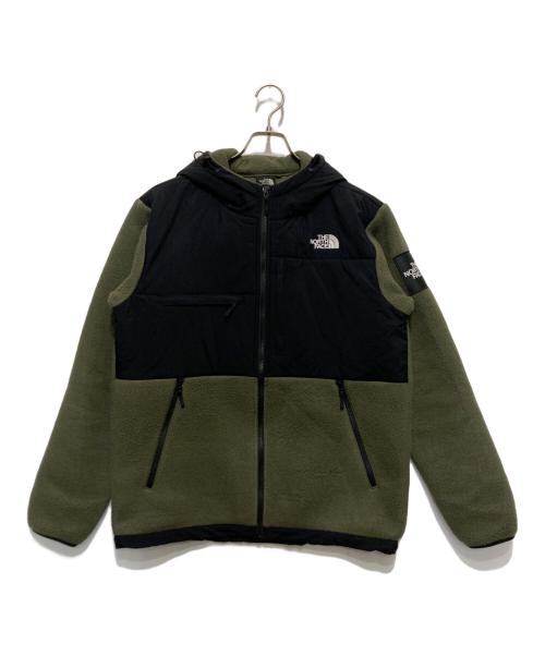 THE NORTH FACE（ザ ノース フェイス）THE NORTH FACE (ザ ノース フェイス) DENALI HOODIE グリーン×ブラック サイズ:Lの古着・服飾アイテム