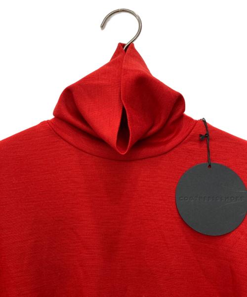 COGTHEBIGSMOKE（コグザビッグスモーク）COGTHEBIGSMOKE (コグザビッグスモーク) LOSE HIGH MECK TOP レッド サイズ:1 未使用品の古着・服飾アイテム