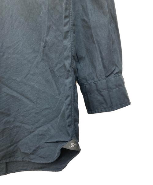 finamore（フィナモレ）finamore (フィナモレ) メタルボタンシャツ ブラック サイズ:44の古着・服飾アイテム