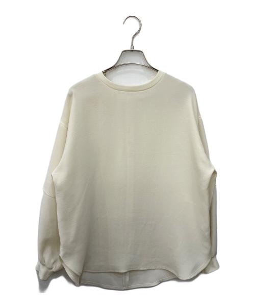 UNITED ARROWS（ユナイテッドアローズ）UNITED ARROWS (ユナイテッドアローズ) COMFY ステッチ プルオーバー ブラウス ベージュ サイズ:Ｍの古着・服飾アイテム