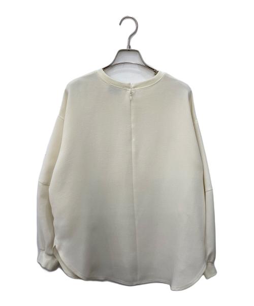 UNITED ARROWS（ユナイテッドアローズ）UNITED ARROWS (ユナイテッドアローズ) COMFY ステッチ プルオーバー ブラウス ベージュ サイズ:Ｍの古着・服飾アイテム