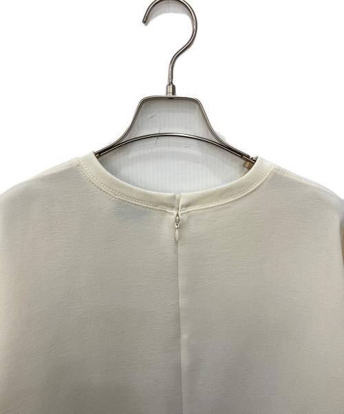 UNITED ARROWS（ユナイテッドアローズ）UNITED ARROWS (ユナイテッドアローズ) COMFY ステッチ プルオーバー ブラウス ベージュ サイズ:Ｍの古着・服飾アイテム