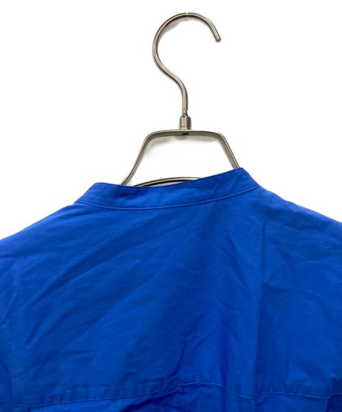 ENFOLD（エンフォルド）ENFOLD (エンフォルド) Vネッククロップドジャンパー ブルー サイズ:Mの古着・服飾アイテム