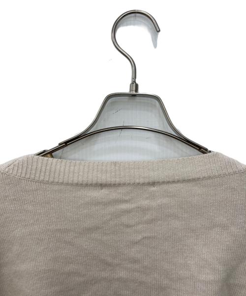 ENFOLD（エンフォルド）ENFOLD (エンフォルド) Vネッククロップドジャンパー ブルー サイズ:Mの古着・服飾アイテム