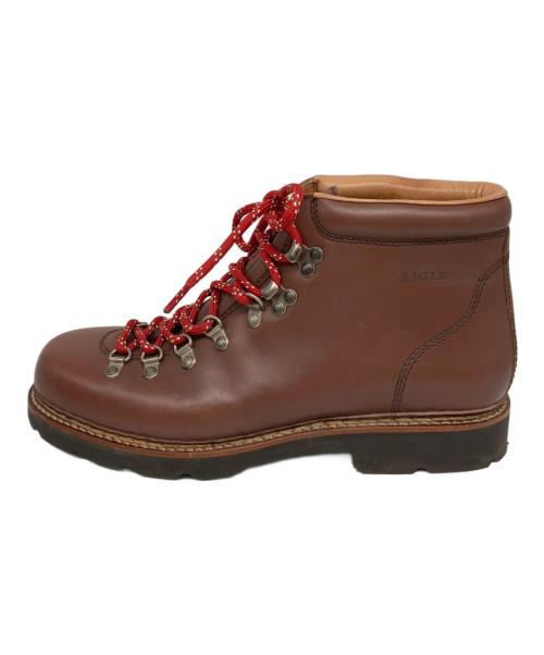 AIGLE（エーグル）AIGLE (エーグル) キャンティレトロマウンテンブーツ ブラウン サイズ:9　1/2の古着・服飾アイテム