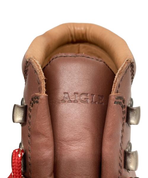 AIGLE（エーグル）AIGLE (エーグル) キャンティレトロマウンテンブーツ ブラウン サイズ:9　1/2の古着・服飾アイテム