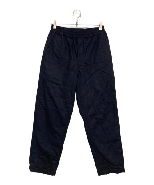 sans limite（サンリミット）Sans limite (サンリミット) ウールイージーパンツ ネイビーの古着・服飾アイテム