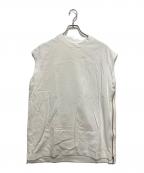 ONE GRAVITYワングラヴィティ）の古着「サイドジップスリーブレスカットソー」｜ホワイト