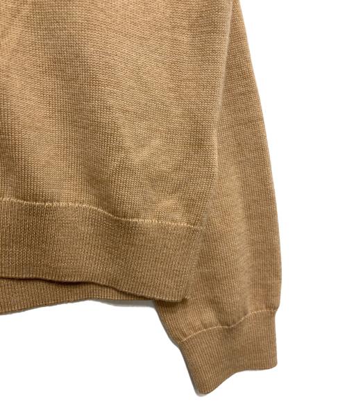 POLO RALPH LAUREN（ポロ・ラルフローレン）POLO RALPH LAUREN (ポロ・ラルフローレン) ポニー刺繍ニットポロシャツ ベージュ サイズ:XLTGの古着・服飾アイテム