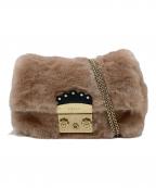 FURLAフルラ）の古着「メトロポリス ヌーヴォラ ミニクロスチェーンショルダーバッグ」｜ピンク