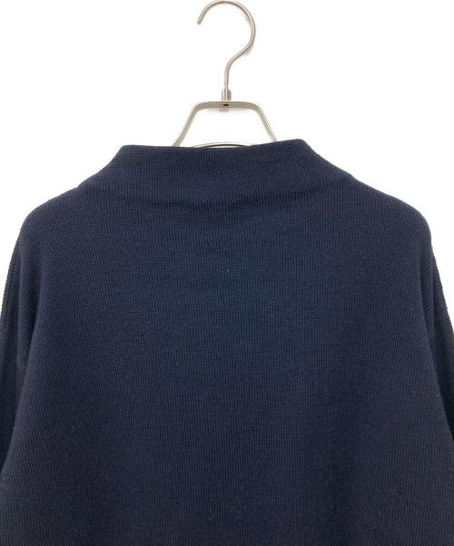 BEAMS F（ビームスエフ）BEAMS F (ビームスエフ) JOHN SMEDLEY (ジョンスメドレー) ハイネックニット ネイビー サイズ:Mの古着・服飾アイテム
