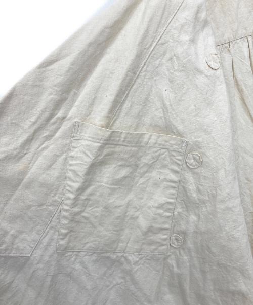 HM HOSPITAL LINEN COAT（ホスピタルリネンコート）HM HOSPITAL LINEN COAT (ホスピタルリネンコート) HM HOSPITAL LINEN COAT ホワイト サイズ:2の古着・服飾アイテム
