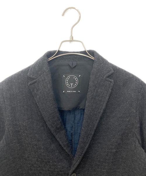 T-JACKET By TONELLO（ティージャケット バイ トネッロ）T-JACKET By TONELLO (ティージャケット バイ トネッロ) スリムフィットテーラードジャケット ブラック サイズ:Sの古着・服飾アイテム