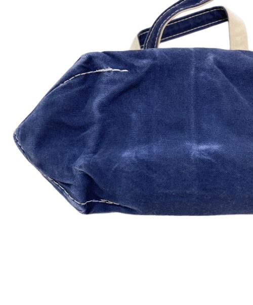 L.L.Bean（エルエルビーン）L.L.Bean (エルエルビーン) ダメージ加工トートバッグ ネイビー×アイボリー 未使用品の古着・服飾アイテム